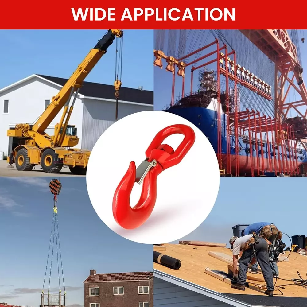 conclood-india-3-ton-heavy-duty-swivel-hook-with-safety-latch-working-load-limit-alloy-steel-body-and-red-color-ciswivelhook