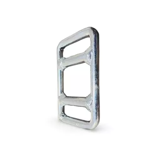 GTCFI Heavy Duty One Way Buckle 3000 Kg Capacity Steel For 35 mm (1.3 inch) Polyester Webbing Container Lashing