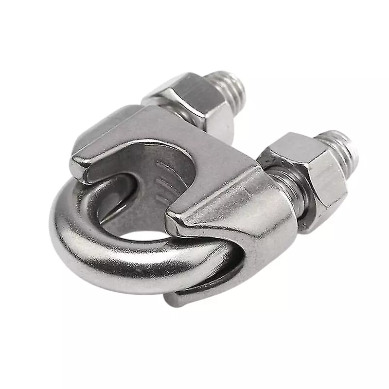 TUFLIFT Wire Rope Clamp DIN741 Size 10 mm, TI-TD-64309-C5O5-R86 (Pack of 50)
