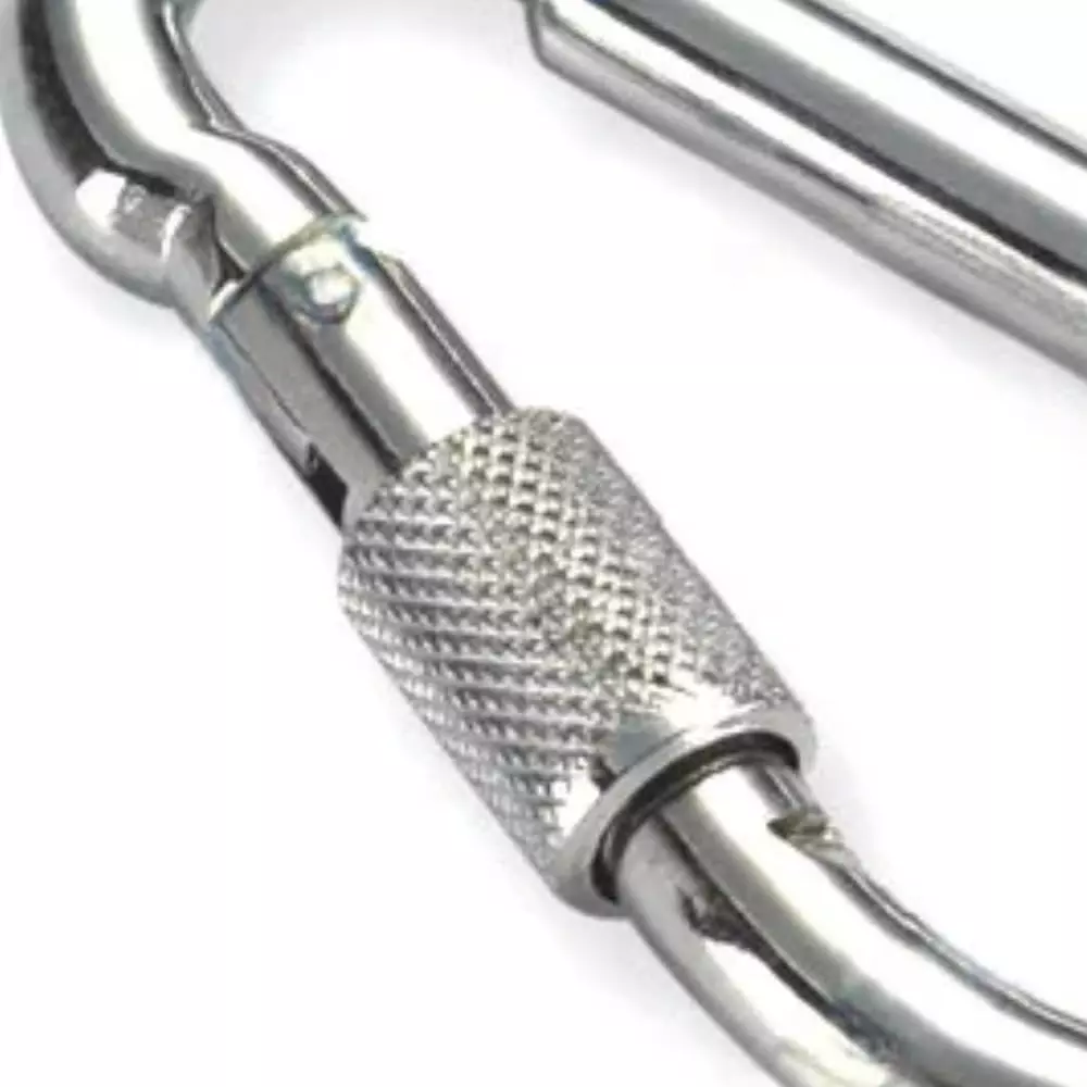 conclood-india-450-kg-load-capacity-snap-hook-with-nut-alloy-steel-body-silver-color-galvanized-finish-and-size-8-mm