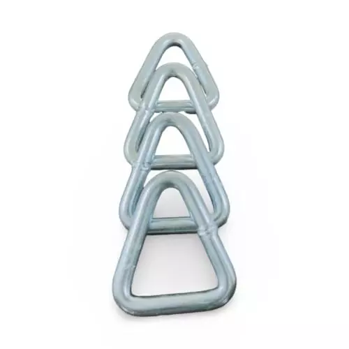 GTCFI Heavy Duty Delta/Triangle Ring 5000 Kg Capacity Alloy Steel For 50 mm (1.9 inch) Polyester Webbing