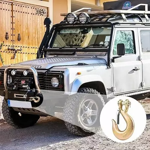 fetter-clevis-slip-hook-alloy-steel-516-inch-8-mm-size-golden-powder-coating-for-indutrial-use