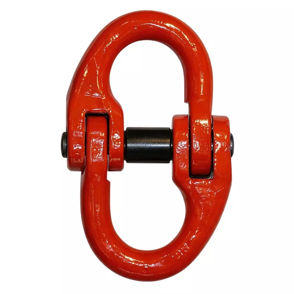 Fetter Connecting Link Hook Alloy Steel 8 Ton (8000 Kg) Capacity Red 16-8 mm Diameter for Indutrial Use
