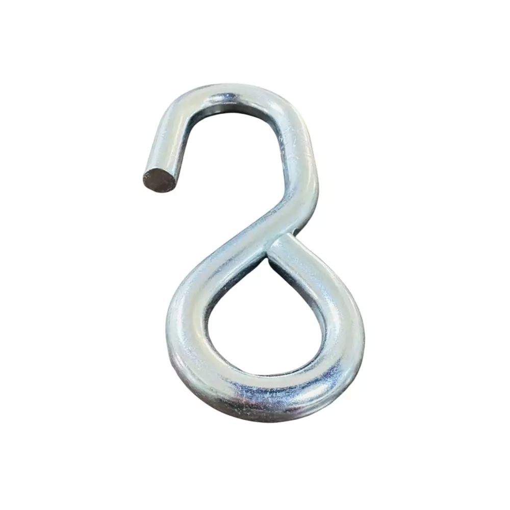 GTCFI Heavy Duty S Hook 1000 Kg Capacity Alloy Steel For 25mm (0.98 inch) Polyester Webbing Lashing Strap/Belt