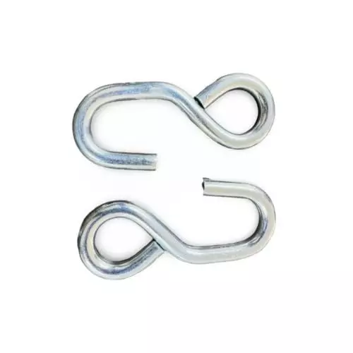 GTCFI Heavy Duty S Hook 1000 Kg Capacity Alloy Steel For 25mm (0.98 inch) Polyester Webbing Lashing Strap/Belt