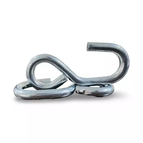 GTCFI Heavy Duty S Hook 1000 Kg Capacity Alloy Steel For 25mm (0.98 inch) Polyester Webbing Lashing Strap/Belt