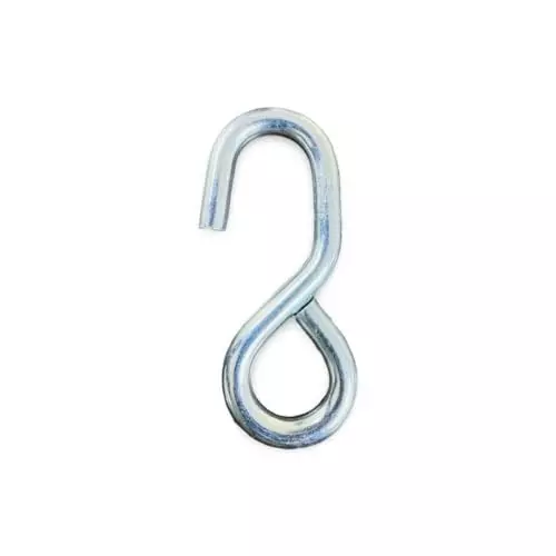 GTCFI Heavy Duty S Hook 1000 Kg Capacity Alloy Steel For 25mm (0.98 inch) Polyester Webbing Lashing Strap/Belt