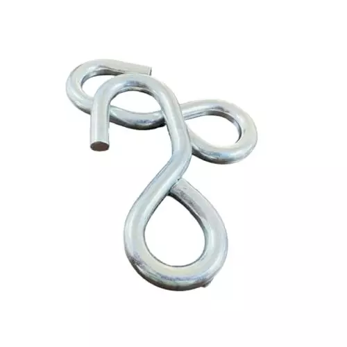 GTCFI Heavy Duty S Hook 1000 Kg Capacity Alloy Steel For 25mm (0.98 inch) Polyester Webbing Lashing Strap/Belt
