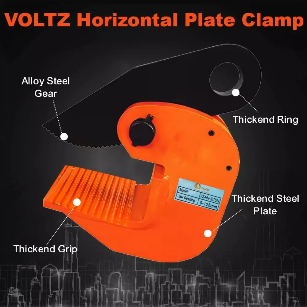 voltz-horizontal-plate-lifting-clamp-0125-mm-jaw-opening-10-ton-lifting-capacity-and-horizontal-lifting-direction-vz-hh-10