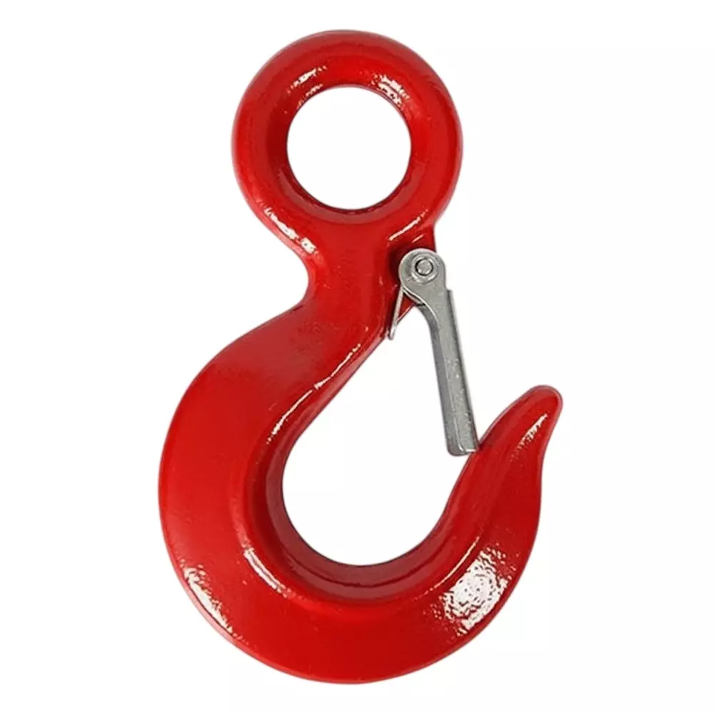 Fetter Eye Hook Alloy Steel 3 Ton (3000 Kg) Capacity Red Powder Coating for Indutrial Use