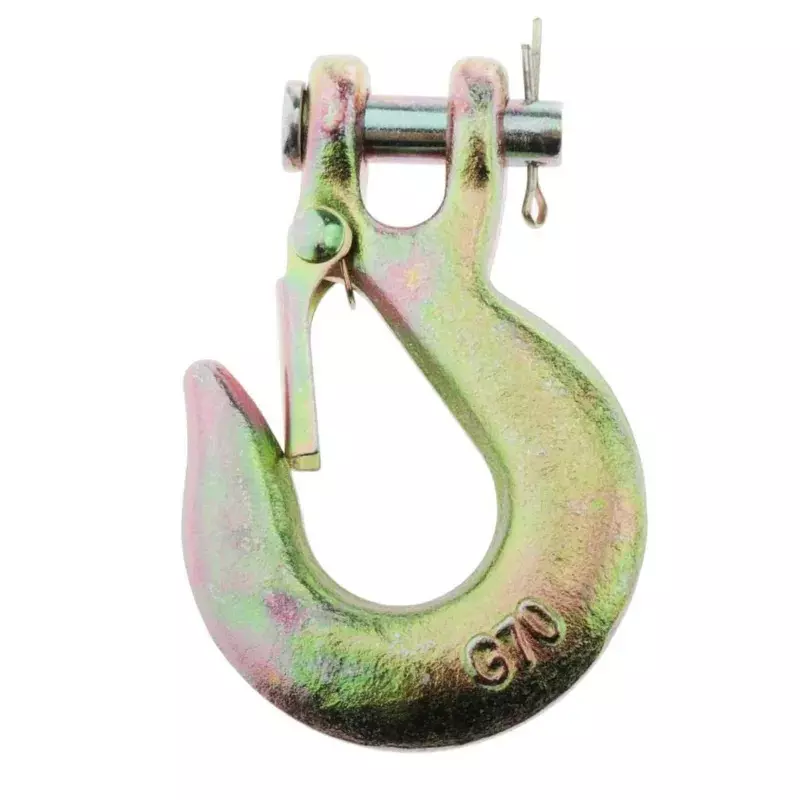 GENERIC Clevis Winch Hook 6.35 mm (1/4 inch) G70 Steel Galvanized 1 Ton Load Capacity, TI-HD-21690