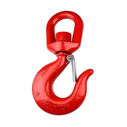 GENERIC Swivel Eye Hook with Latch Alloy Steel Red 1 Ton Load Capacity, AD-HT-20224168