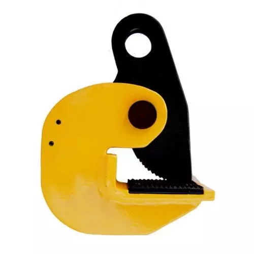 4G Laminates Horizontal Lifting Clamp 1 Ton (1000 Kg) Load Capacity Orange & Black for Industrial Use