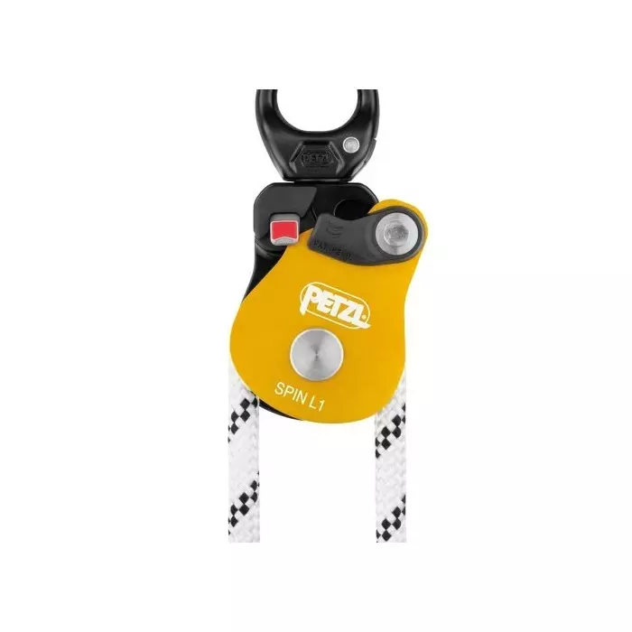PETZL Rope Pulley 7 mm min Rope Diameter 13 mm max Rope Diameter 8 kN max working load 36 kN Breaking Strength, P001BA00
