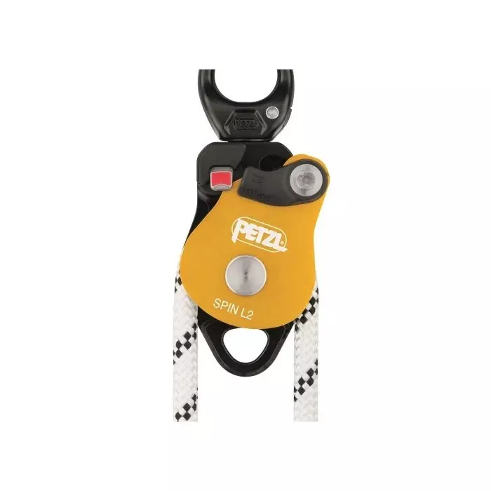 PETZL Rope Pulley 7 mm min Rope Diameter 13 mm max Rope Diameter 8 kN max working load 36 kN Breaking Strength, P001CA00