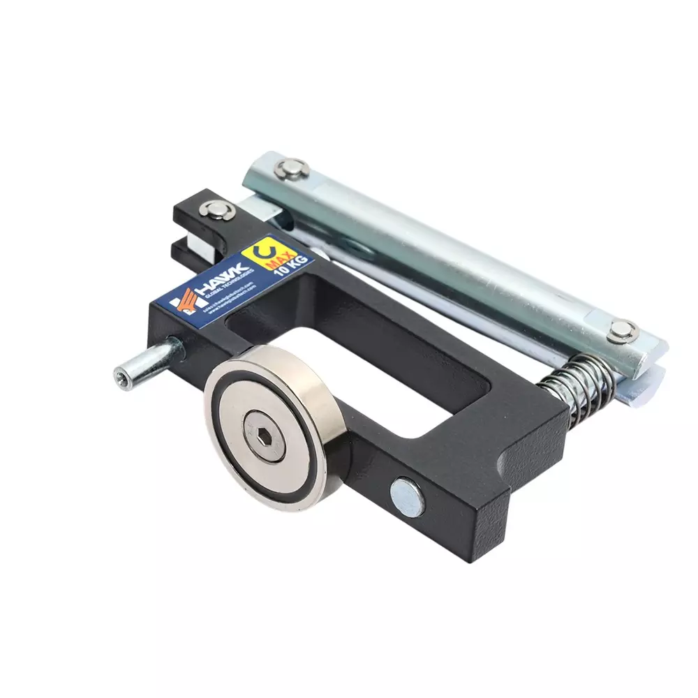 Hawk Portable Magnetic Lifter Cast Iron & Stainless Steel Manual 10 Kg Capacity, ML-MML-10