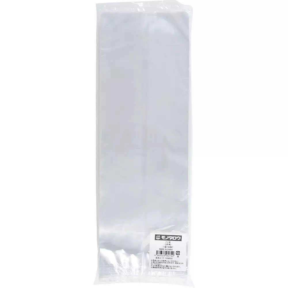MonotaRO Bread Bag IPP 0.03 mm Thickness, 13386531 (Pack of 100 Pcs)