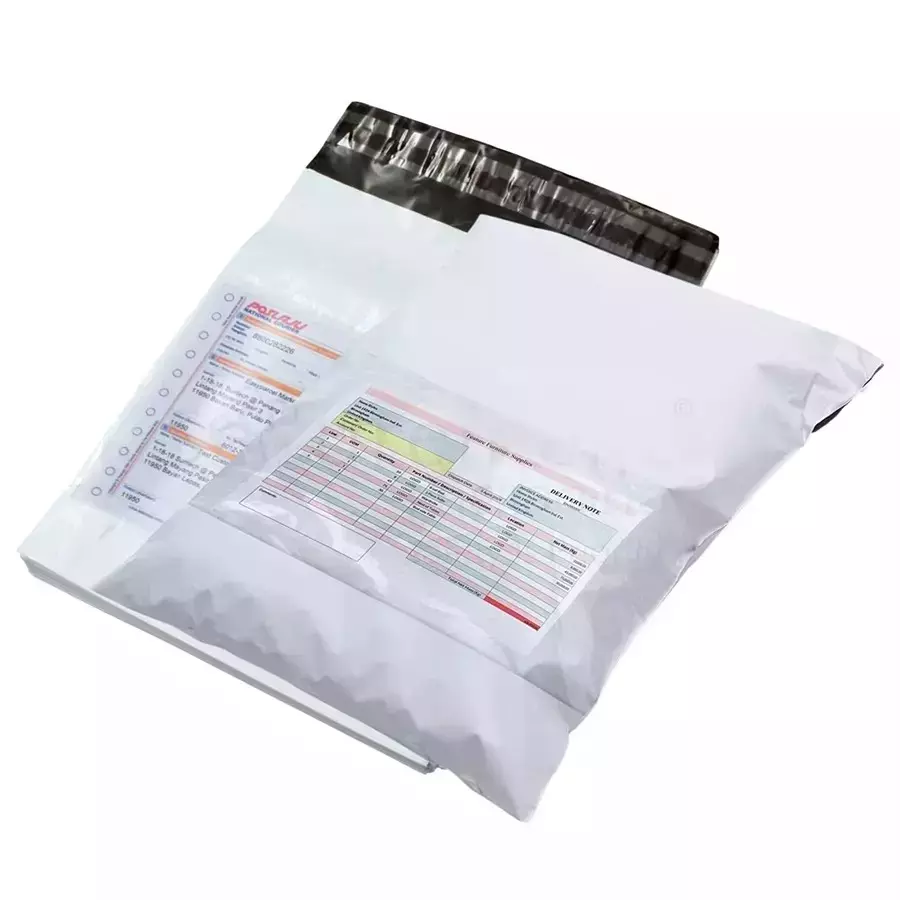 GENERIC 10x12 inch Plastic Tamper Resistant Courier Bag with POD, 51 Micron (Pack of 300)