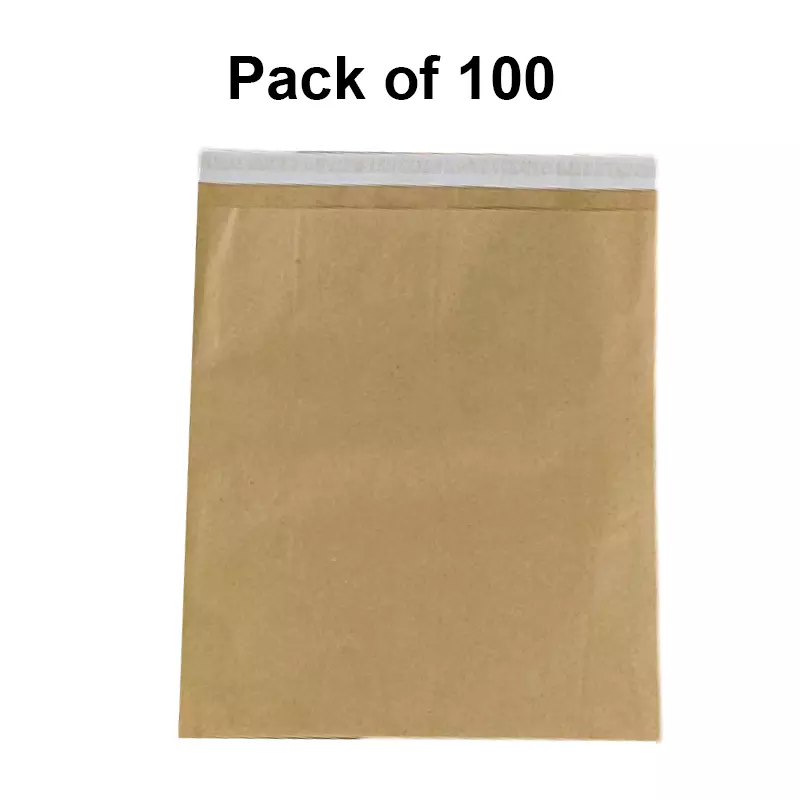 Hetu Paper Courier Bag Brown 90 GSM 10 X 13 inch (Pack of 100)