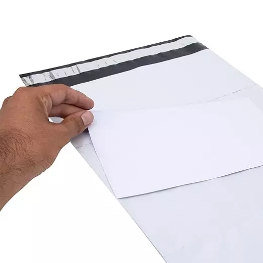 se-online-courier-polybag-with-pod-jacket-security-economy-sealking-tape-3814826cm-size-60-micron-plastic-pack-of-200-pcs