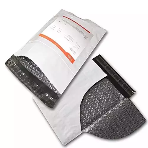 GENERIC Bubble Courier Bags With POD 60 Micron 6x6 inch (15.24 x 15.24 cm) (Pack of 100)