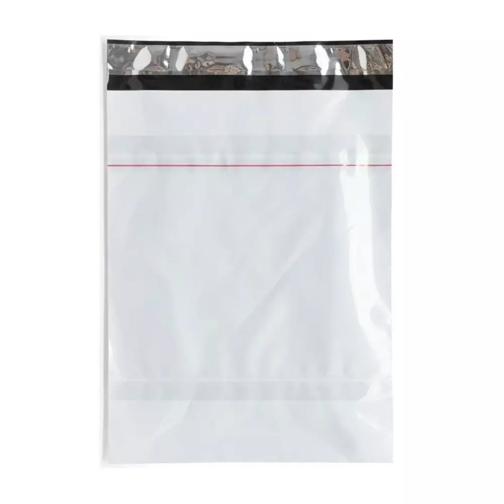 GENERIC 51 micron 12x14 inch Tamper Resistant Plastic Courier Bag With POD (Pack of 300)