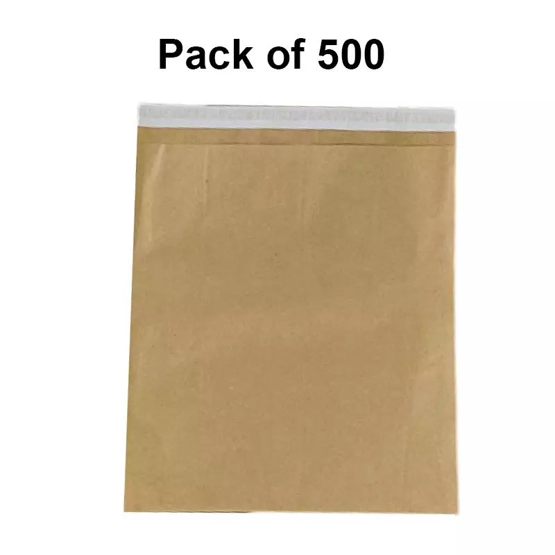 Hetu Paper Courier Bag Brown 90 GSM 8.5 X 11 inch (Pack of 500)