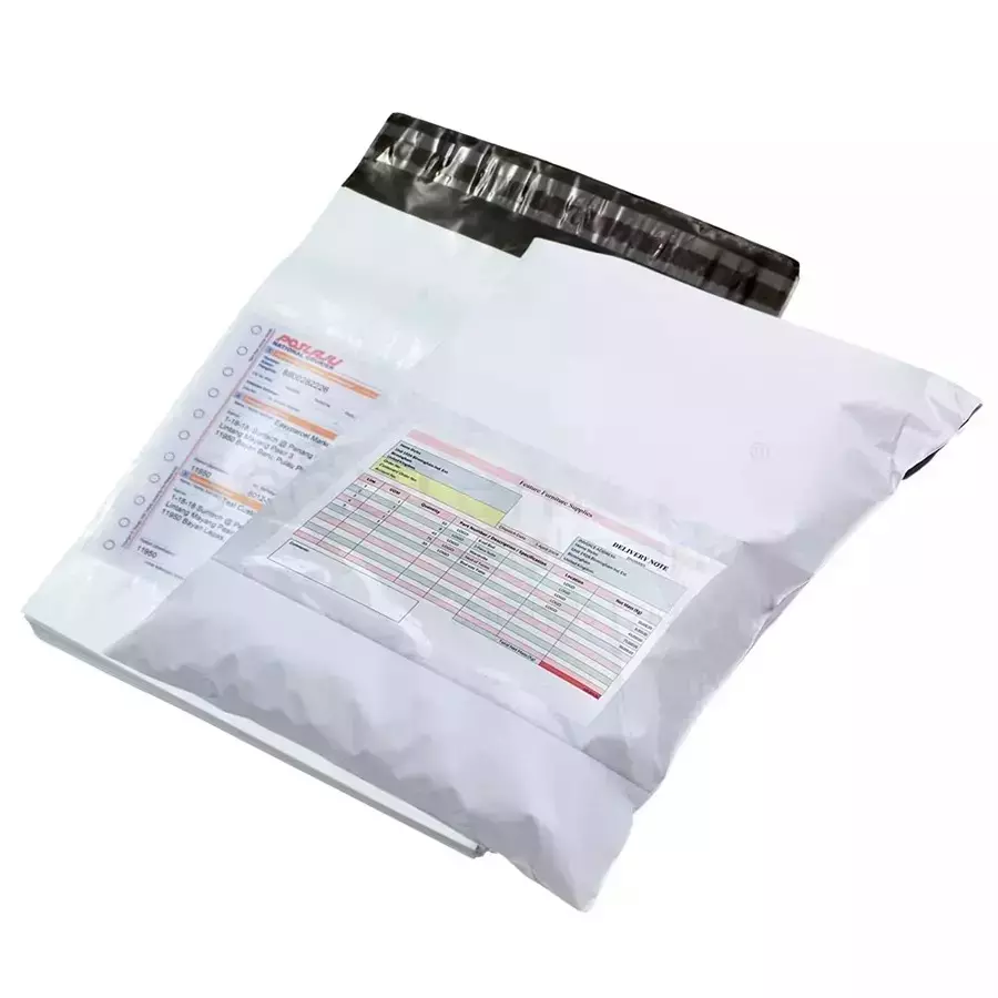 GENERIC 6x8 inch Plastic Tamper Resistant Courier Bag with POD, 51 Micron (Pack of 1000)