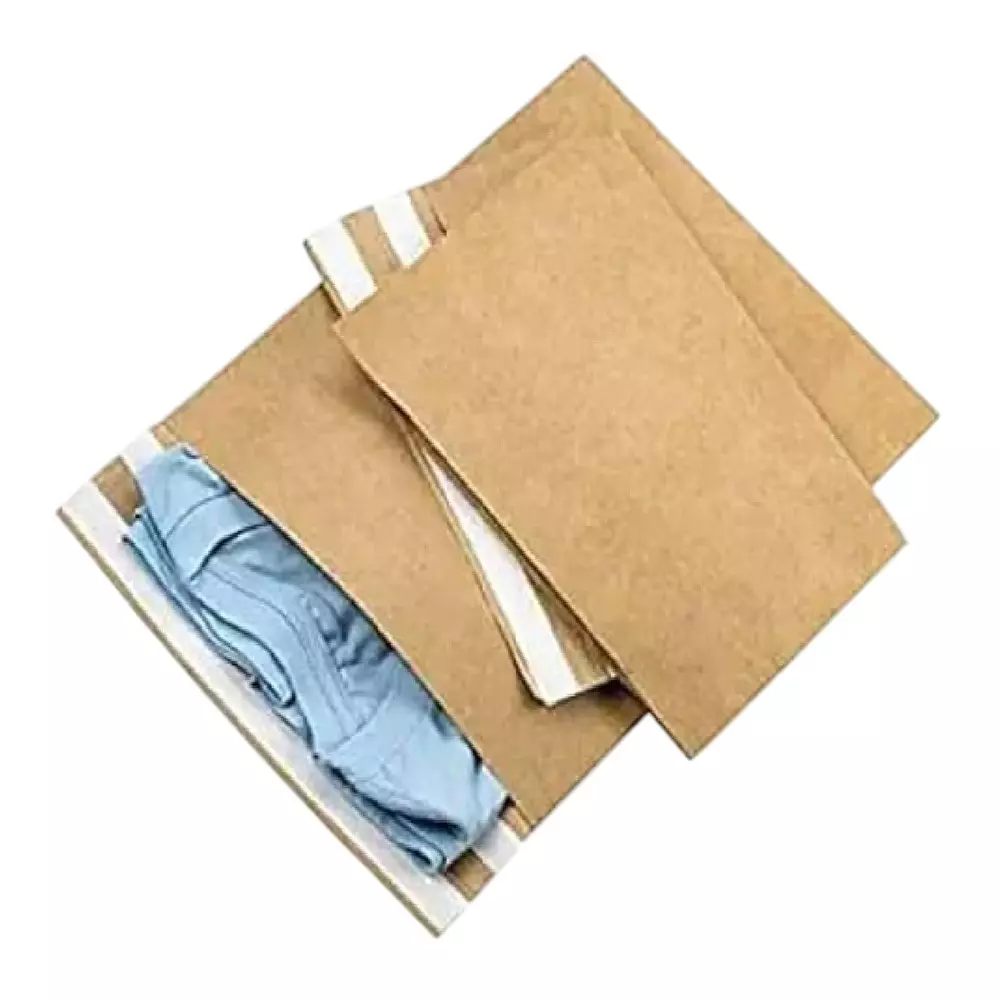 Hetu Paper Courier Bag Brown 90 GSM 12.5 X 15.5 inch (Pack of 500)