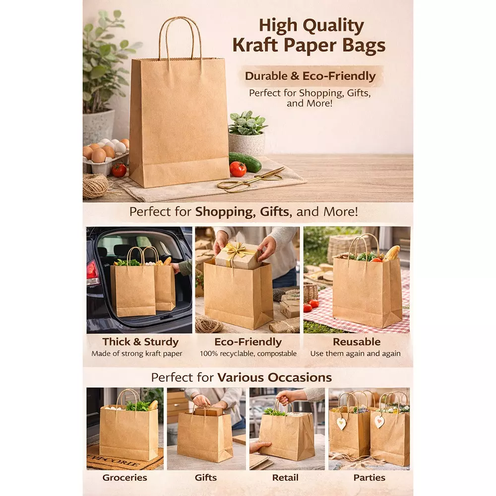 generic-10x14x4-inch-and-100-gsm-brown-paper-parcel-bag-with-handle-pack-of-100-pcs