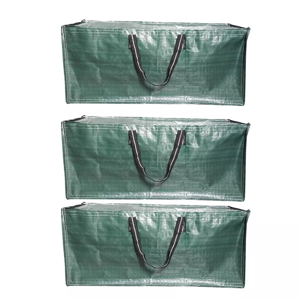 Singhal Travel and Storage Bag with Handle 28.5x13.5x13.5 inch, Green (Pack of 3)