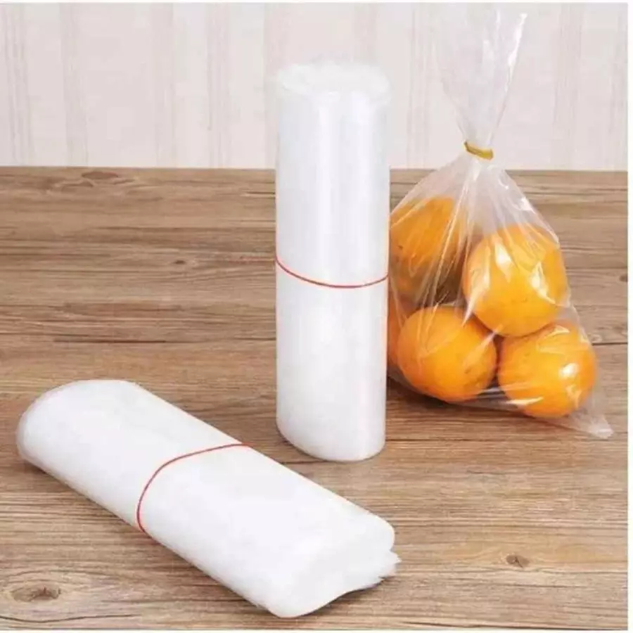 Singhal Grocery Bags 10x16 inch, 120 Micron LDPE (Low-Density Polyethylene), Transparent (Pack of 400)