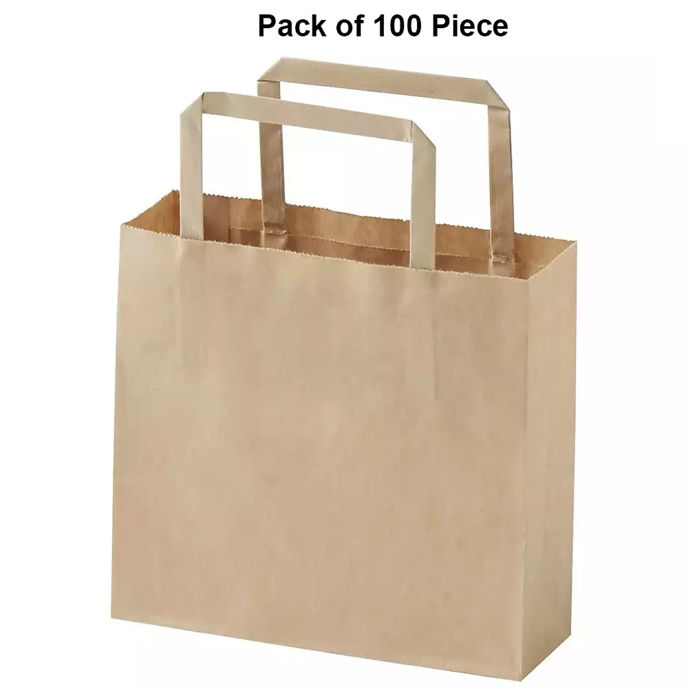 asn-kraft-recyclable-paper-bags-flat-handle-type-100-gsm-25-kg-carrying-capacity-small-10x8x4-inch-pack-of-100