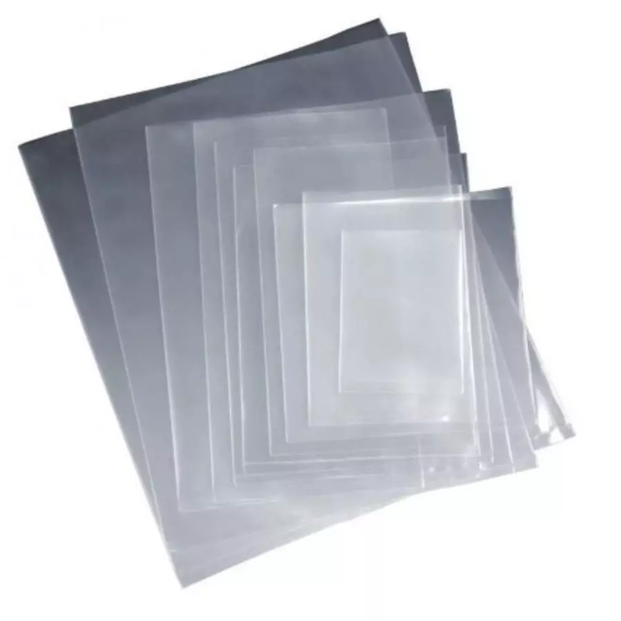 Singhal Grocery Bags 11x17 inch, 120 Micron LDPE (Low-Density Polyethylene), Transparent (Pack of 100)
