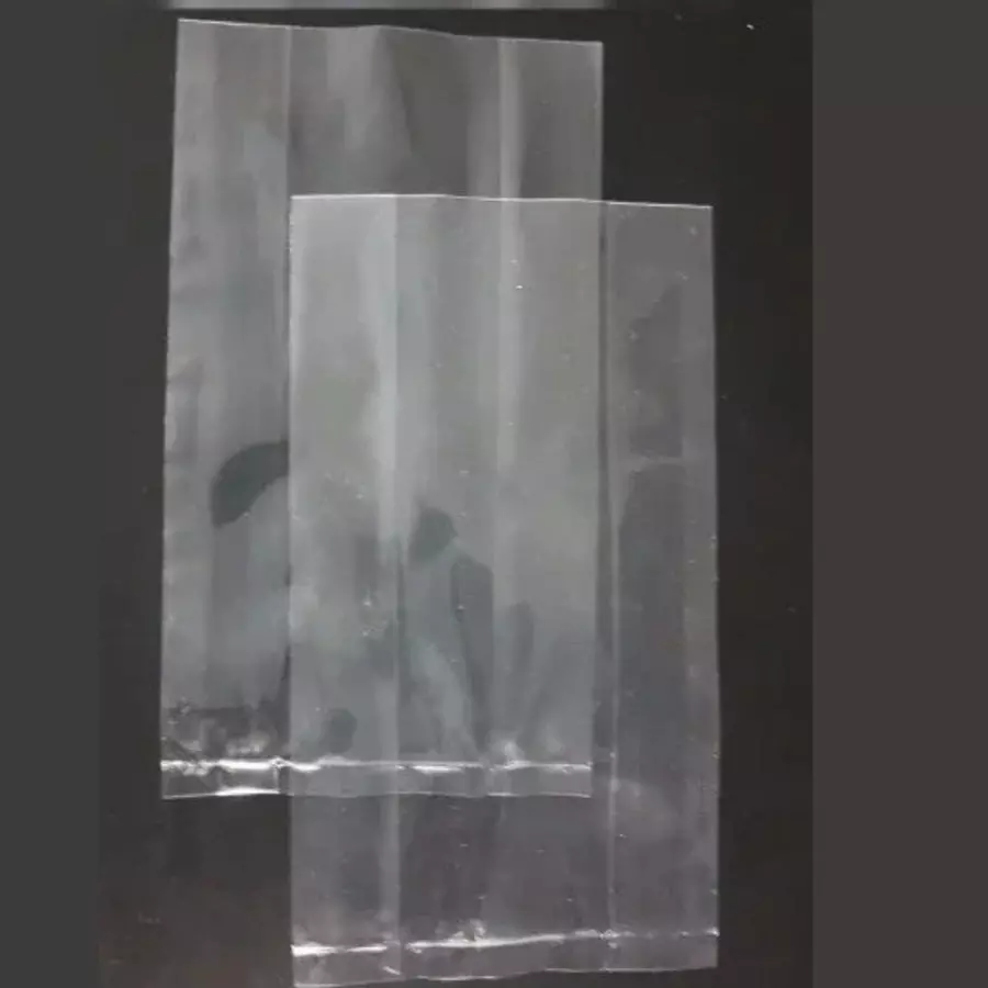 Singhal Grocery Bags 14x20 inch, 120 Micron LDPE (Low-Density Polyethylene), Transparent (Pack of 100)