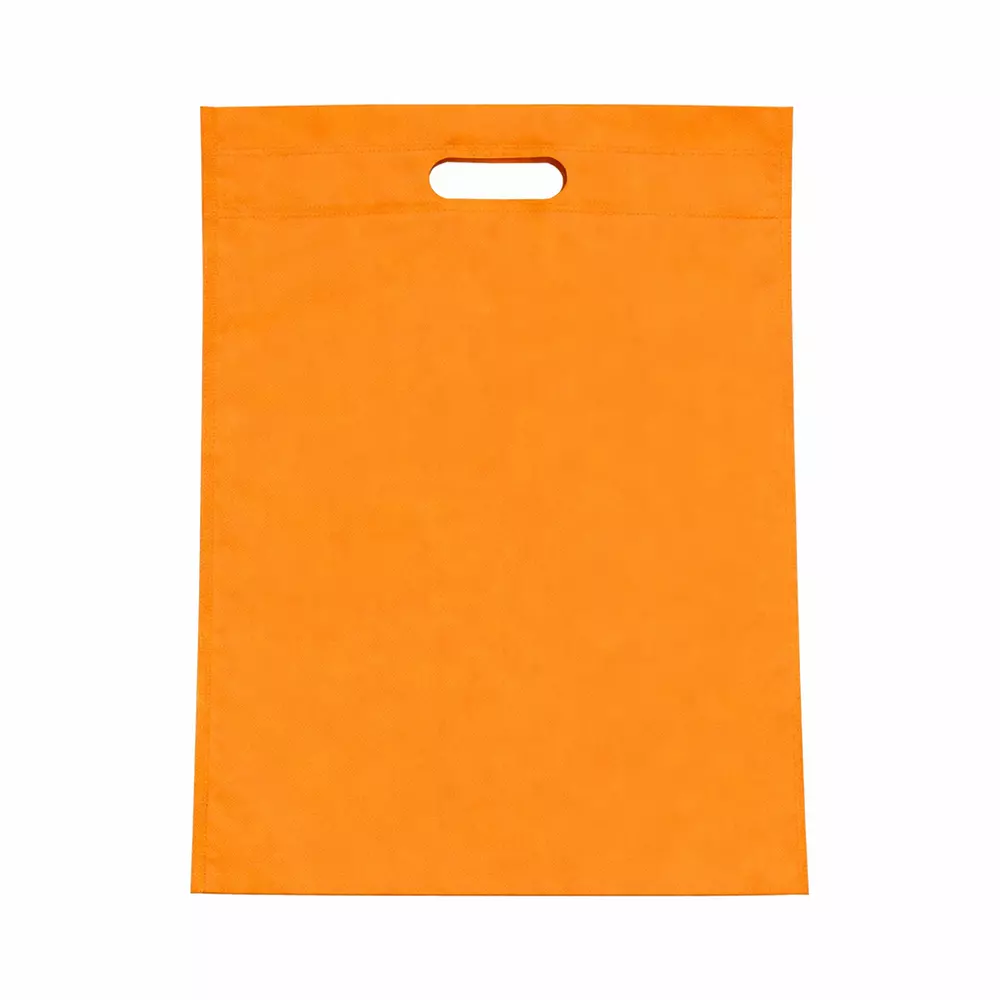 GENERIC D-Cut Cloth Carry Bag 25x36&nbsp;cm Golden (Pack of 50 Pcs)