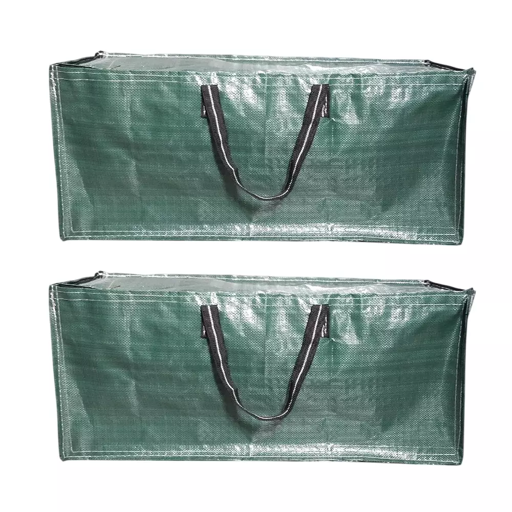 Singhal Travel and Storage Bag with Handle 28.5x13.5x13.5 inch, Green (Pack of 2)