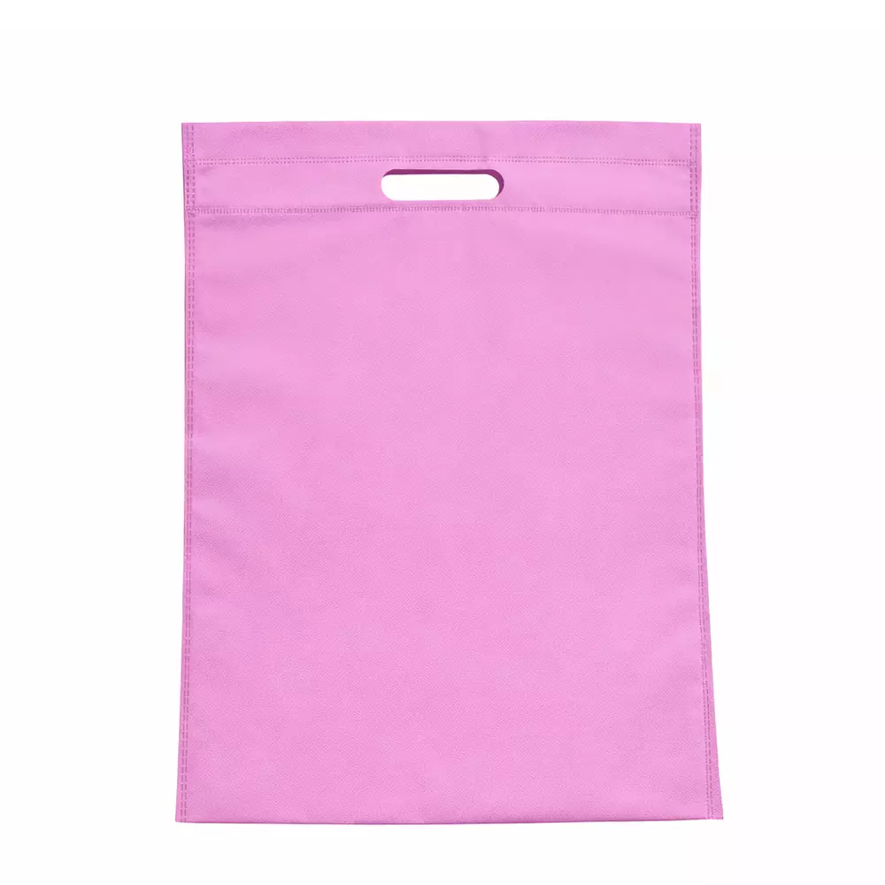 GENERIC D-Cut Cloth Carry Bag 36x46&nbsp;cm Pink (Pack of 50 Pcs)