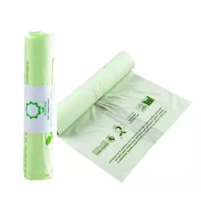 Cromwell Polythene Green Polythene Bin Bag 7L Capacity 2080 per Package, COMP7 (Pack of 2080)
