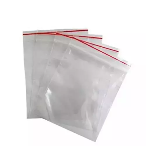 GENERIC 51 Micron Plastic Transparent Zip Lock Pouch Bag Size 3x7 inch (7.62x17.78 cm) - (Pack of 500 Pcs)