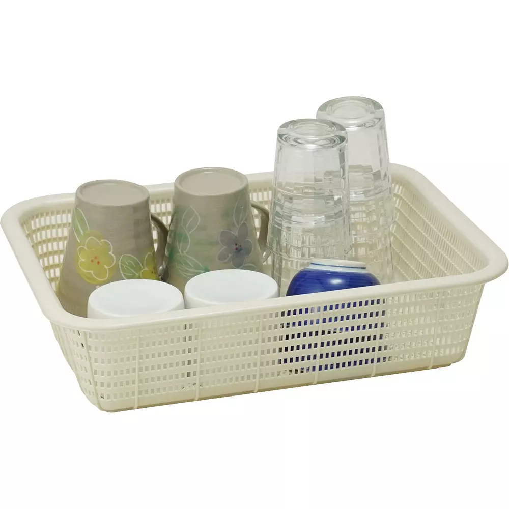 monotaro-kitchen-basket-light-gray-square-355x265x90-mm-outer-dimension-50352707