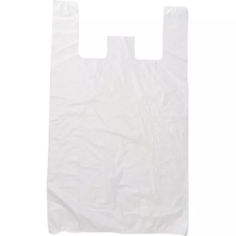MonotaRO Plastic Bag Milky White Surface embossing Milky White 0.014 mm Thickness, 18449604 (Pack of 100 Pcs)