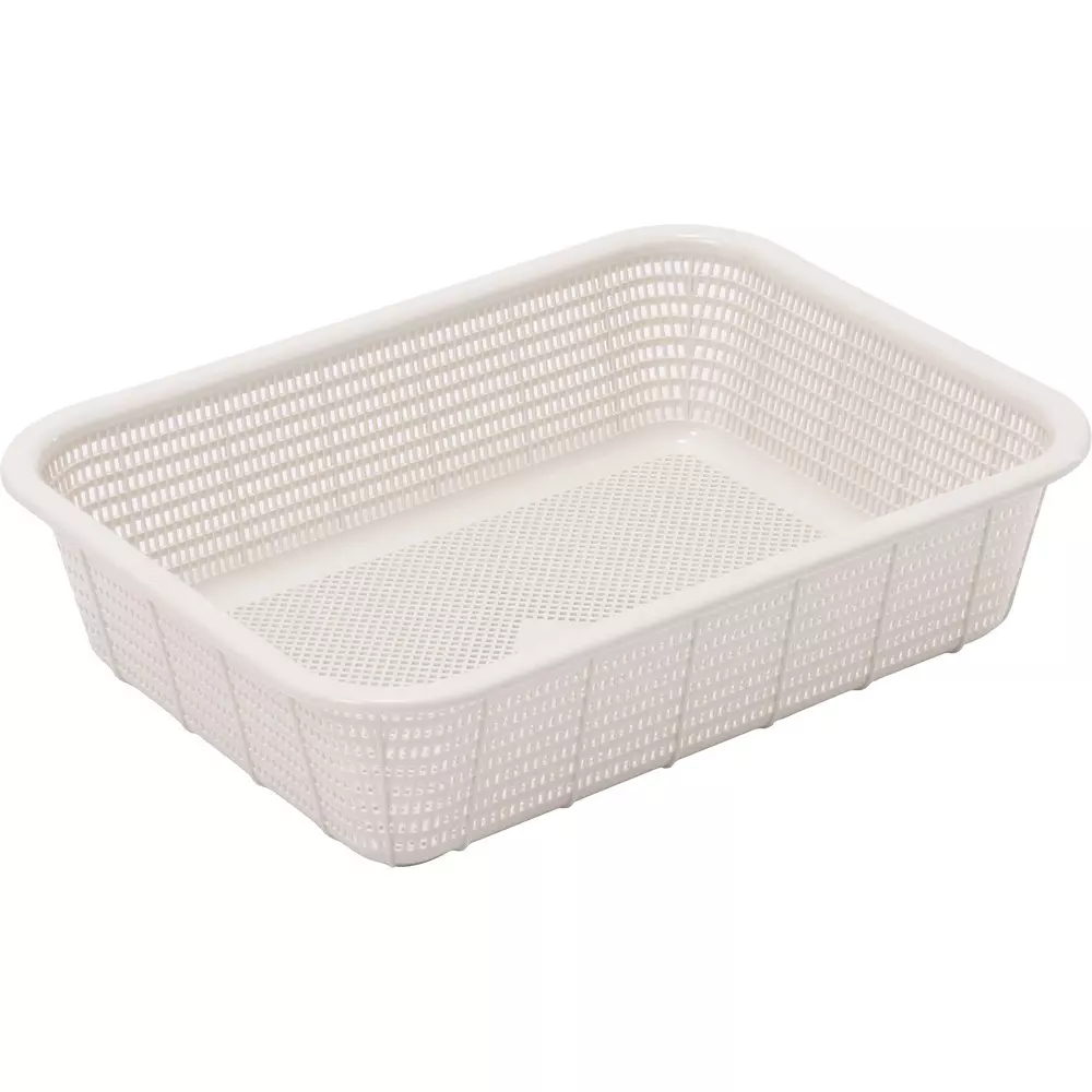 MonotaRO Kitchen Basket Light Gray Square 460x345x118 mm Outer Dimension, 50352743