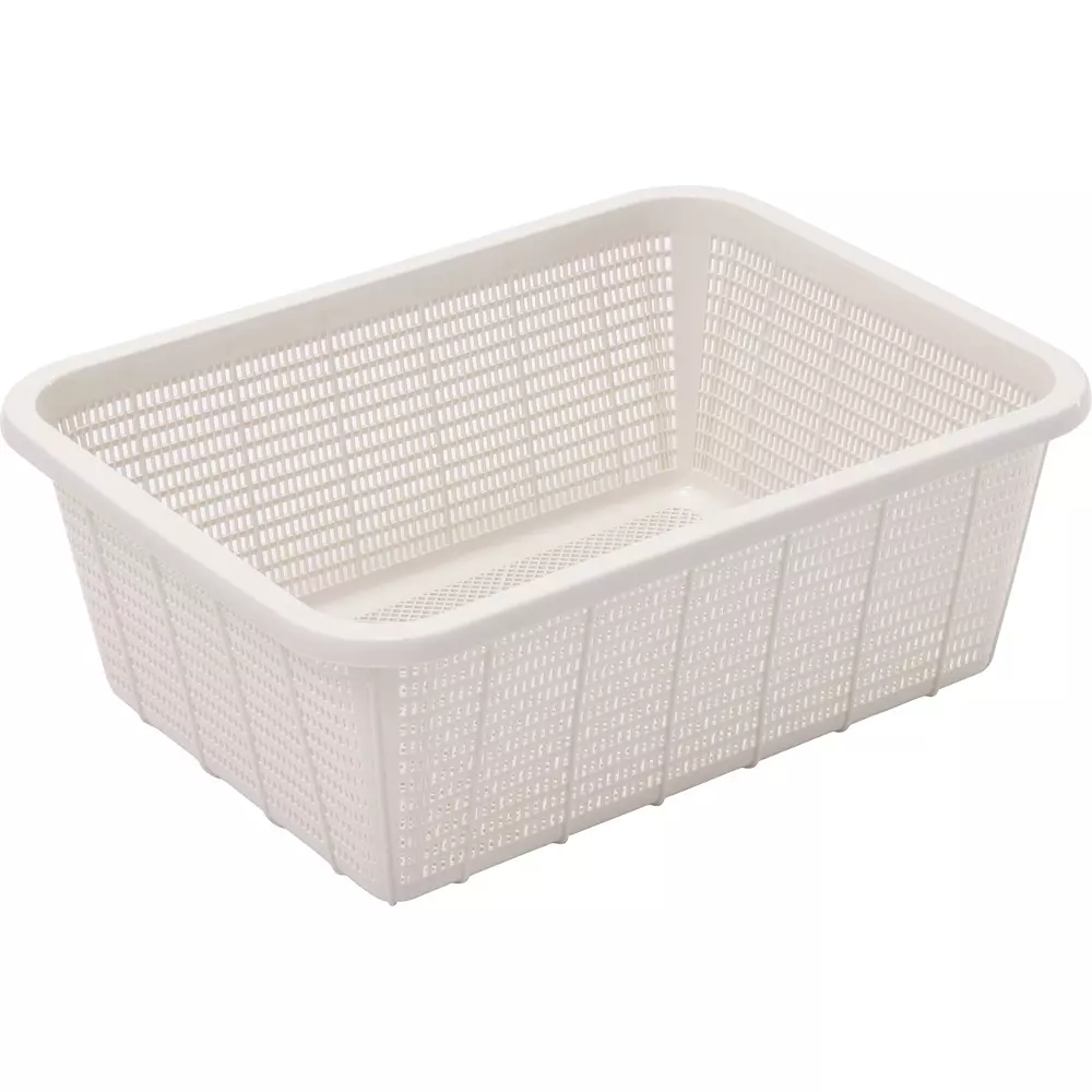 MonotaRO Kitchen Basket Light Gray Square 489x362x180 mm Outer Dimension, 50352759