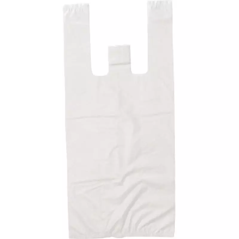 MonotaRO Plastic Bag Milky White Surface embossing Milky White 0.01 mm Thickness, 18449559 (Pack of 100 Pcs)