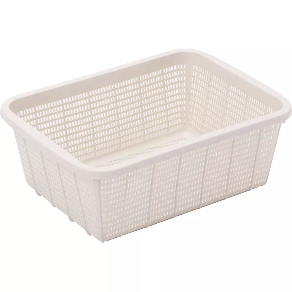 MonotaRO Kitchen Basket Light Gray Square 366x272x135 mm Outer Dimension, 50352725