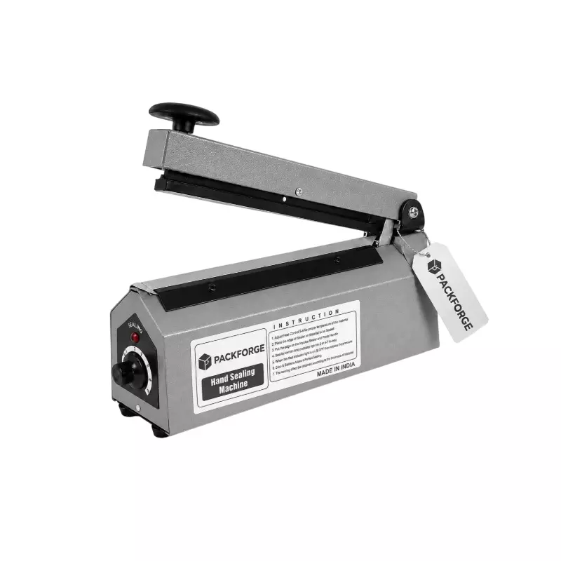 PackForge Heavy Duty Sealing Machine with Accessories 8 Inch (200 mm) Sealing Length, PFA-IMP-H-08
