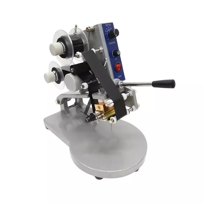 PackForge 3 Line Hot Stamping Ribbon Batch Coding Machine 10-30 Pcs/min Print Capacity 40 W, PF-DY8-3L