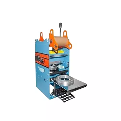 RKC Manual Cup Sealing Machine Plastic Glass Sealer 70-95 mm with 130 Meter PVC Roll, RKC-MCP-10R