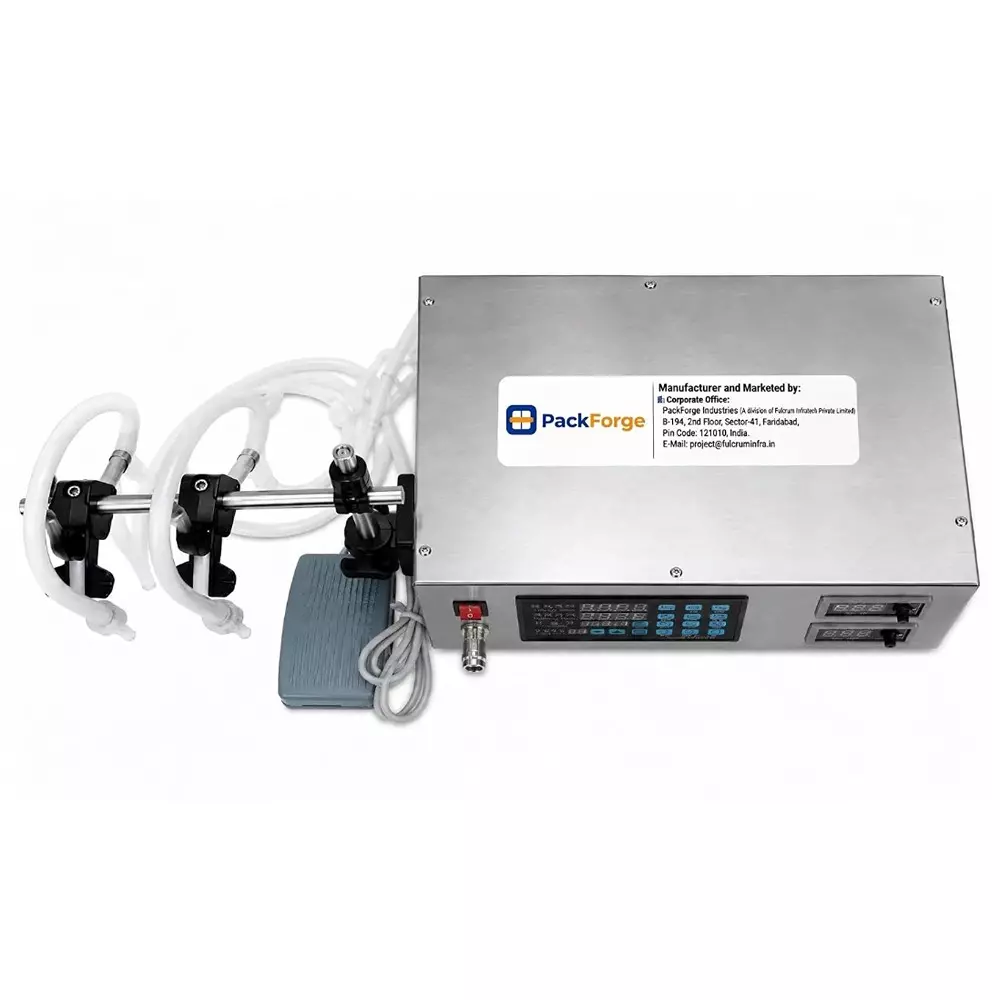 packforge-double-head-liquid-filling-machine-with-accessories-table-top-mounting-5-2000-ml-filling-capacity-pfa-lfd-b-t